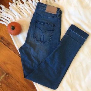 Calvin Klein High Rise Ankle Skinny Jeans